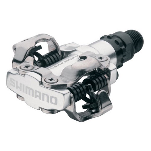 PAIRE DE PÉDALES SHIMANO SPD-M520 ARGENT