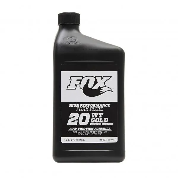 Huile pour Suspensions FOX RACING SHOX GOLD 20 WT (946 ml)