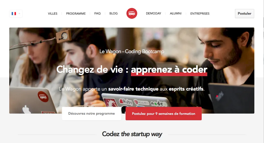 site web du wagon